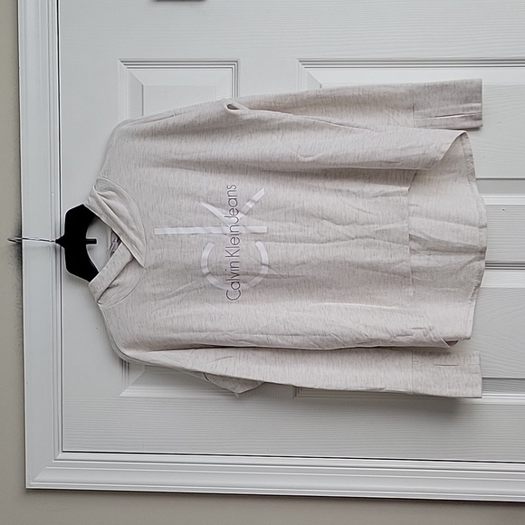 Calvin Klein Jeans Tops - Calvin Klein Jeans Long Sleeve Top With Hood